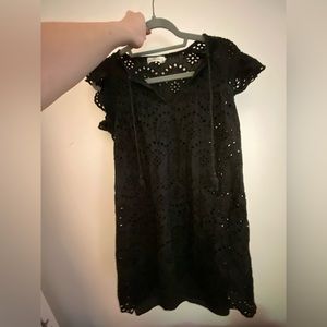 Black Eyelet Vineyard Vines Dress